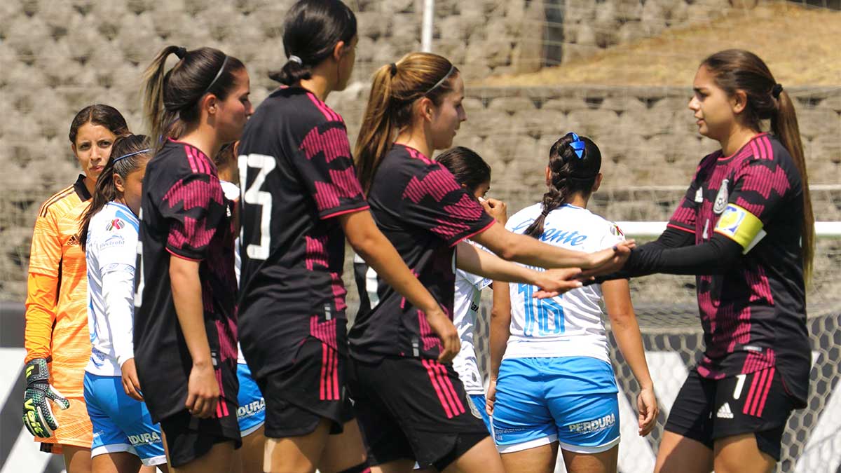 La selección mexicana femenil Sub-20 derrotó 1-0 al Puebla en partido de preparación